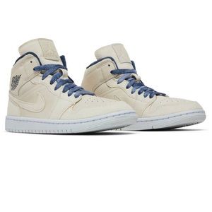 Nike Air Jordans Mid Sneaker in sand drift